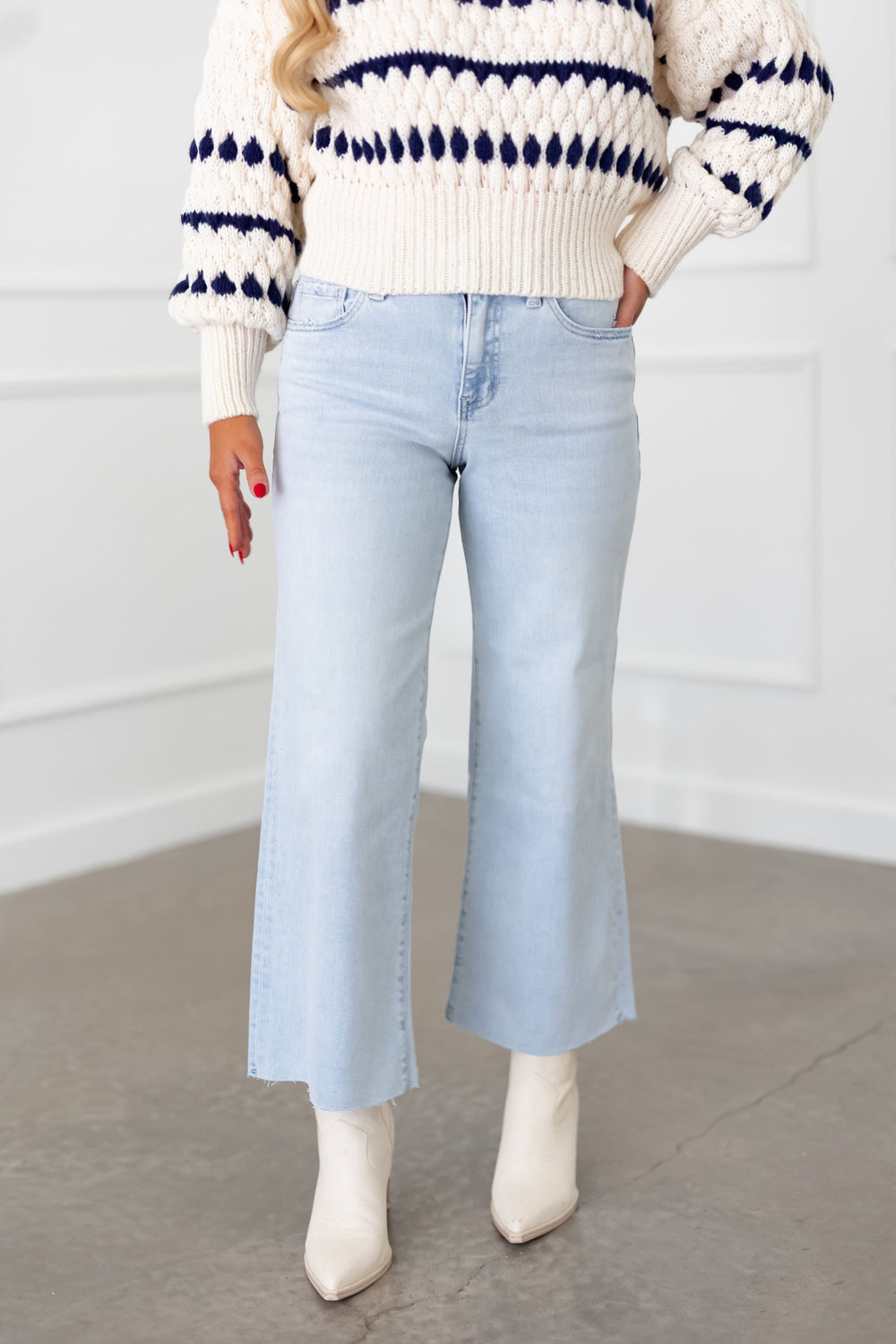 Jefferson High Rise Wide Leg Jeans